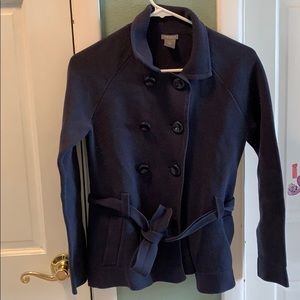 Ann Taylor Petites Belted PeaCoat Sweater